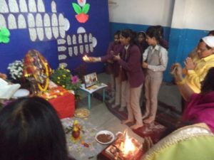 Saraswati Puja celebrate at RVS Academy