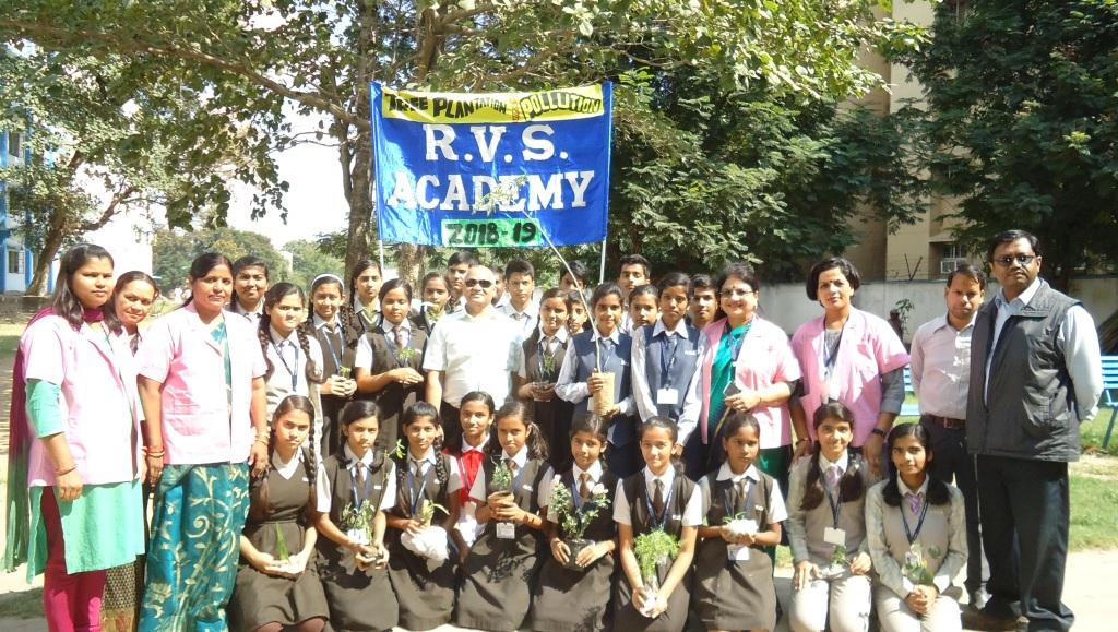 R V S Academy Organized TREE PLANTATION to Spread the Message of Protecting Our Environment During Diwali