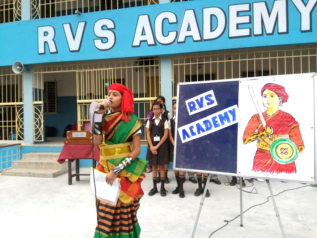 R.V.S Academy conducted a special assembly on the occasion of Rani Lakshmi Bai Balidan Diwas on 18th June, 2019.