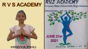Yoga Day celebrated in RVS Academy