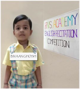 Online Recitation Contest organised by R.V.S. Academy
