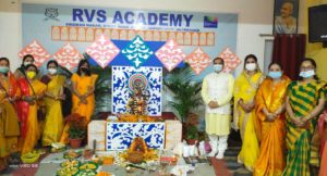 R.V.S Academy celebrated Saraswati Puja