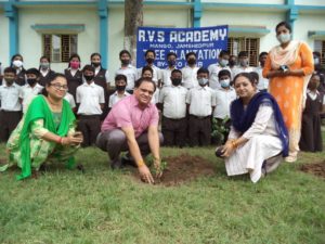 Tree Plantation At R.V.S. Academy