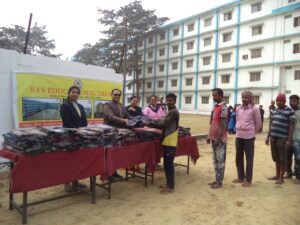 Blankets distributed by RVS Educational Trust