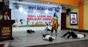 RVS Academy Commemorates Rani Laxmibai Balidan Diwas with Patriotic Fervor