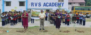 Tree Plantation Drive at R.V.S Academy
