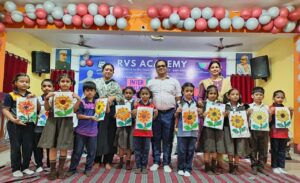 COLLAGE  MAKING  COMPETITION  HELD  AT  RVS  ACADEMY