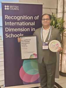 RVS Academy Honored with British Council’s Recognition of International Dimension